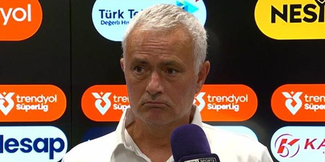 Jose Mourinho: Duvara kar oynadk, Gztepe iyi oynad