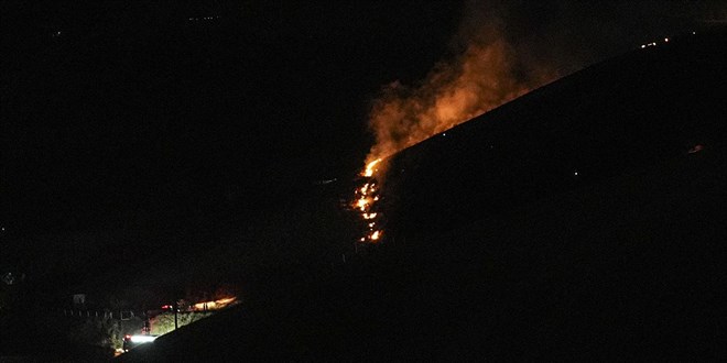 Eymir Gölü yakınlarında başlayan yangınla ilgili 2 şüpheli gözaltında