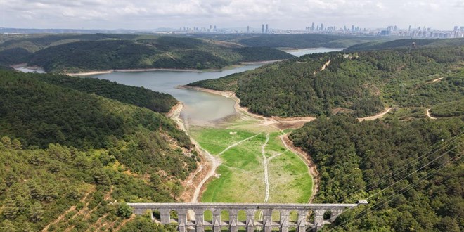 stanbul'da barajlardaki doluluk oran yzde 44'e dt