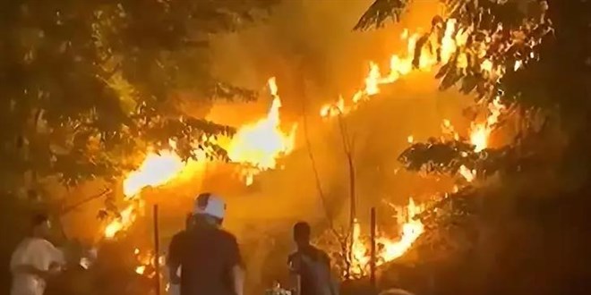 Sapanca'da kutlama facias: Mealeler yangna sebep oldu!