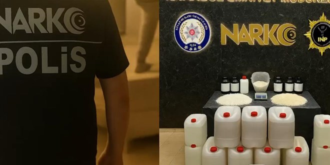 �stanbul'da uyu�turucu operasyonu: 218 kilogram uyu�turucu madde ele ge�irildi