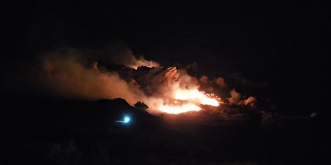Marmara Adas'nda orman yangn: Mdahale sryor