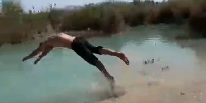 Balıklama atlayış ölümle sonuçlandı
