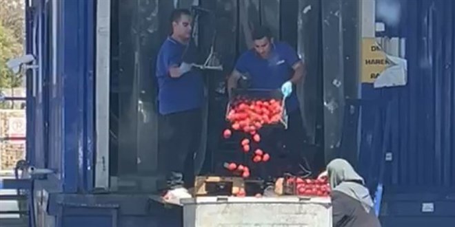 Markette domateslerin pe dklmesiyle ilgili Bakanlktan aklama