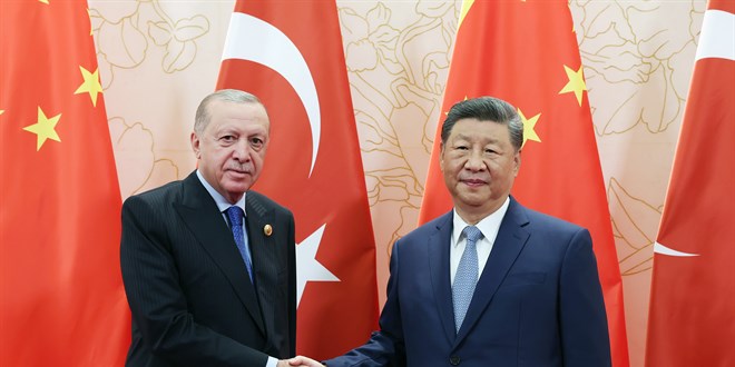 Erdoğan, Çin Devlet Başkanı Şi Cinping ile görüştü