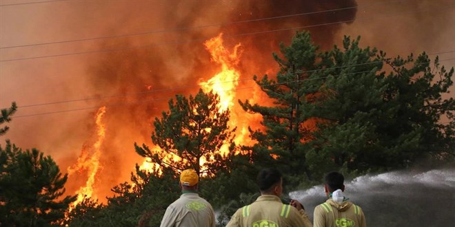 Karabük'teki yangınla ilgili 5 kişi gözaltına alındı