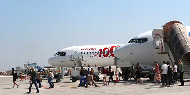 Hatay Havaliman�'nda u�u�lar yeniden ba�lad�