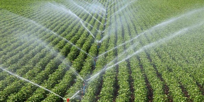 5,4 milyon dekar arazide modern sulama