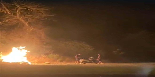 Polis her yerde onları arıyor! Sabaha karşı ormanı ateşe verdiler