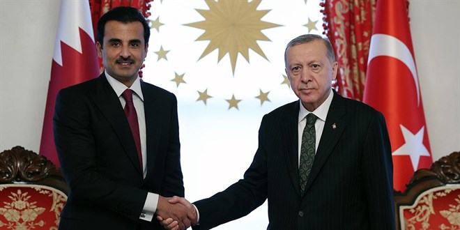 Cumhurbaşkanı Erdoğan, Katar Emiri Al Sani ile telefonda görüştü