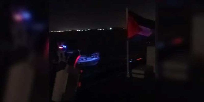 Kresel Sumud Filosu'na yeni bir HA saldrs dzenlendi