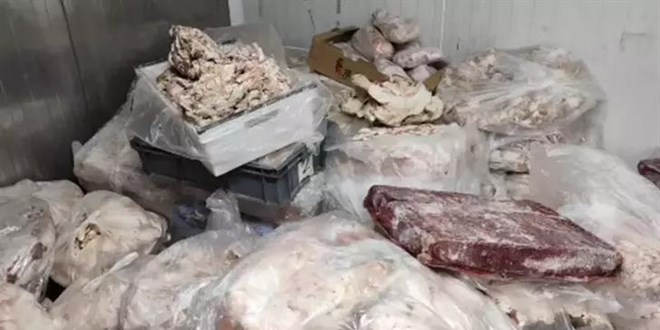 Ankara'da 11 bin kilo kaak et operasyonu