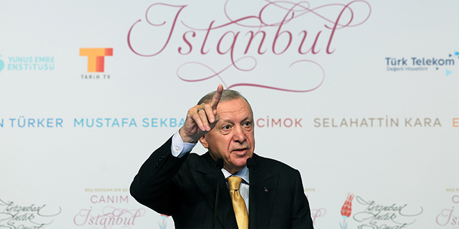 Erdoan: Sanatmzla stanbul'un aziz hatrasna glge drmedik