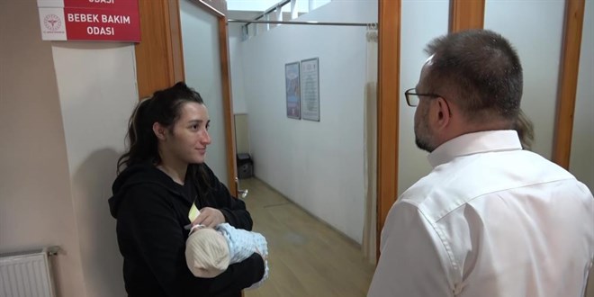 Bebek emzirme odasn eletiren anneye bahekimden teekkr