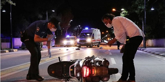 8 ayda 76 binin zerinde motosiklet kazas gerekleti