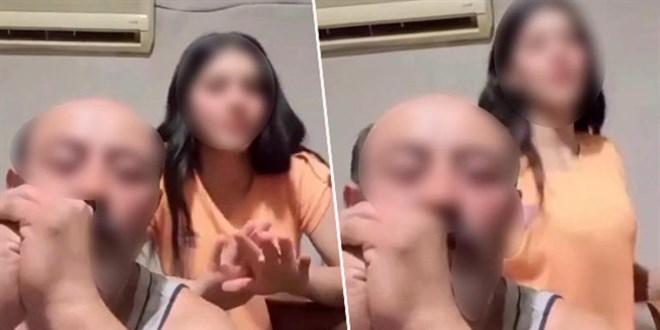 Sosyal medya yaynnda kzn dans ettiren babaya gzalt