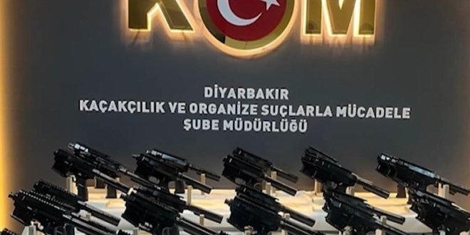 Diyarbakır'da silah kaçakçılarına operasyon: 6 tutuklama