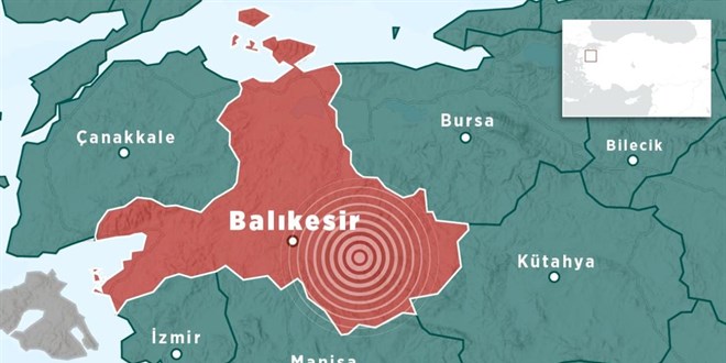 Balkesir'de bir deprem daha meydana geldi
