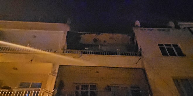 Evde ��kan yang�nda 2 ya��ndaki �ocuk hayat�n� kaybetti