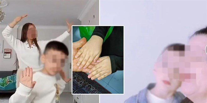 TikTok lgnl! Ellerine oje srd olunu dans ettirdi