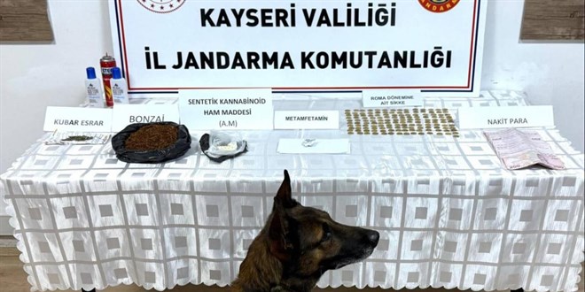 Kayseri'de tarihi eser niteli�inde 141 sikke ele ge�irildi
