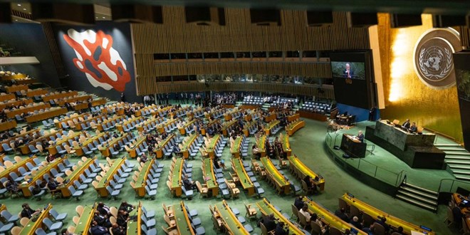 Katil Netanyahu BM k�rs�s�nde protesto edildi