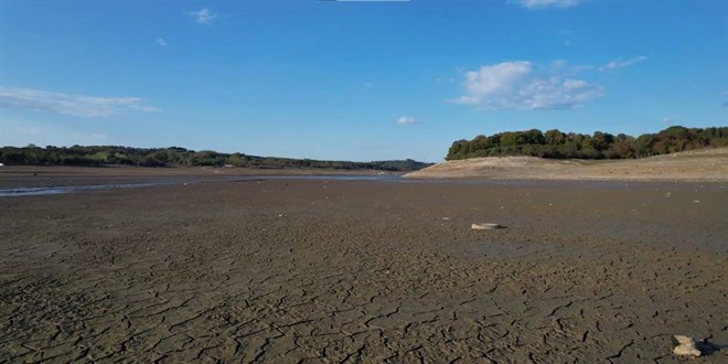 stanbul'u besleyen barajlar kritik seviyede