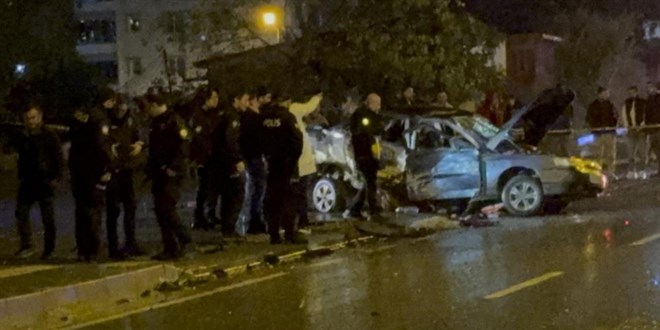 Samsun'da iki otomobil arpt: 2 l, 2 yaral