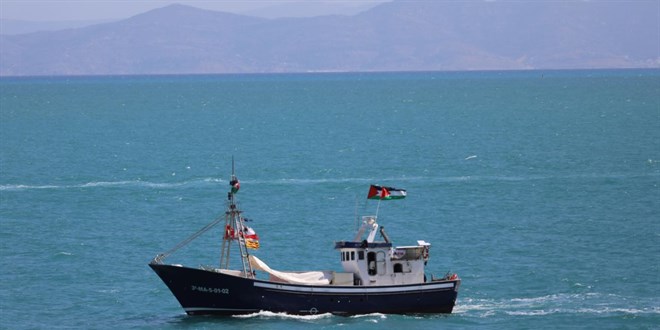 Kresel Sumud Filosu'ndaki 'Marinette' gemisi yola devam ediyor