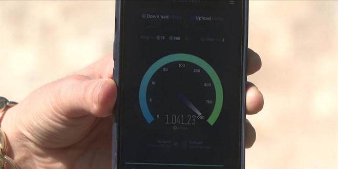 5G'nin TBMM testlerindeki hz 1500 megabite kadar ulayor