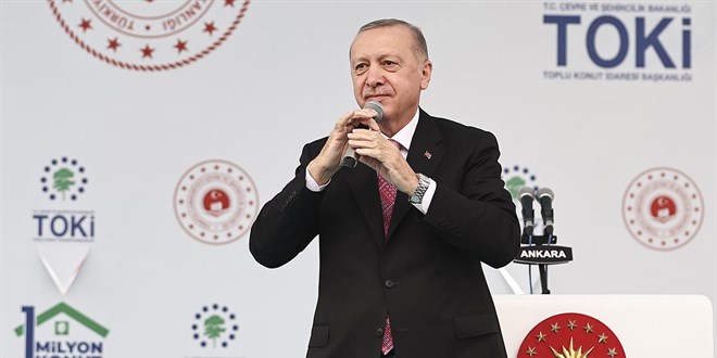 Cumhurbakan Erdoan'dan Kiralk Konut Aklamas