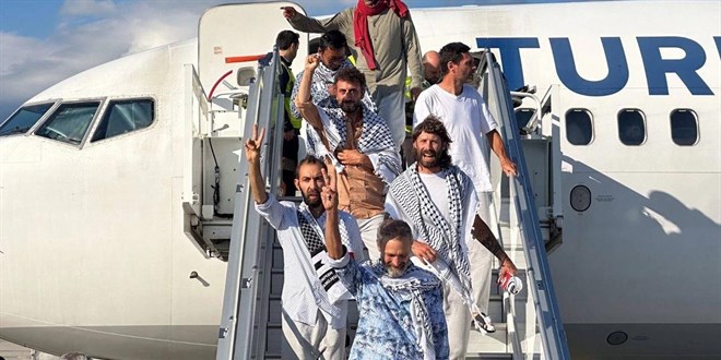 Kresel Sumud Filosu'ndaki ngiliz gazeteciden Trkiye'ye teekkr