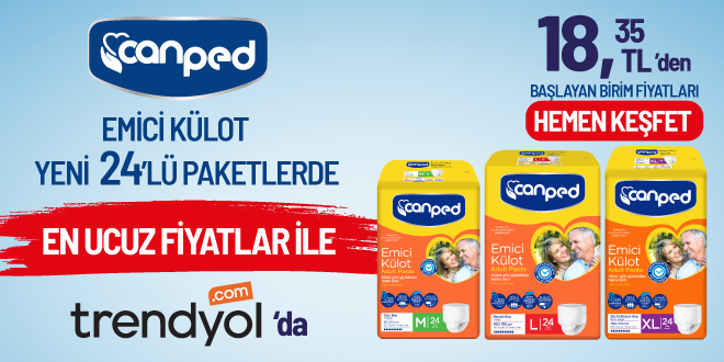 Canped Emici Külot Ürünlerinde %25 İndirim - Son Dakika Haber