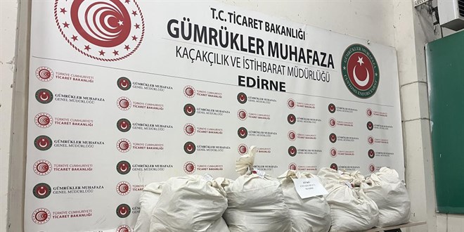 Kapkule'de 113 kilogram uyuturucu ele geirildi