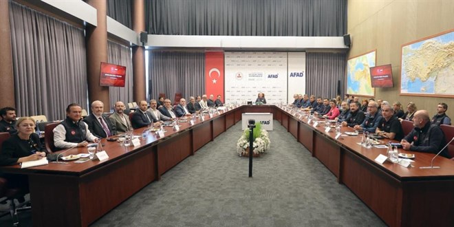 AFAD'da Deprem Bilim Kurulu Toplants