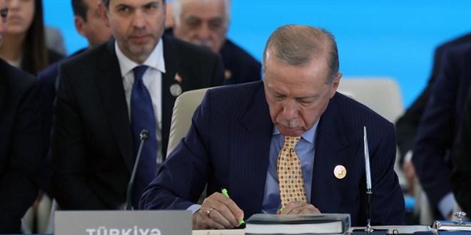 Erdoğan, Türk Devletleri Teşkilatı Zirvesi'nde bildiri ve kararlar imzaladı