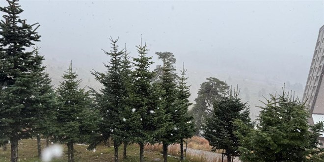 Bolu'nun yksek kesimlerine kar yad