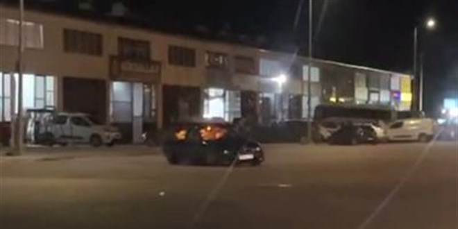 Polis aracının önünde drift atan sürücüye 46 bin TL ceza