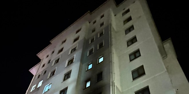 Batman'da apartman dairesinde kan yangnda 1 kii ld