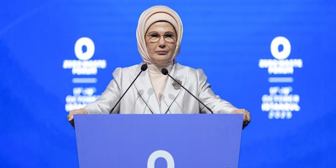 Emine Erdoğan: İsrail hem soykırım hem ekokırım yaptı