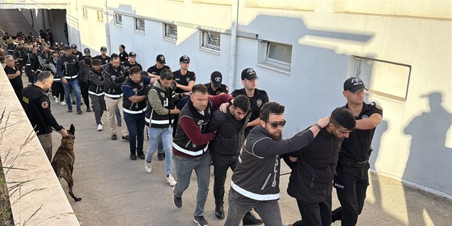 Bayğaralar suç örgütüne yönelik operasyonlarda 96 zanlı tutuklandı