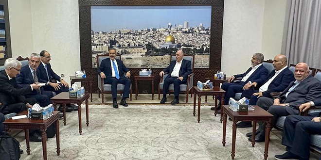 Bakan Fidan ve MİT Başkanı Kalın, Hamas liderleriyle bir araya geldi - Son Dakika Haber