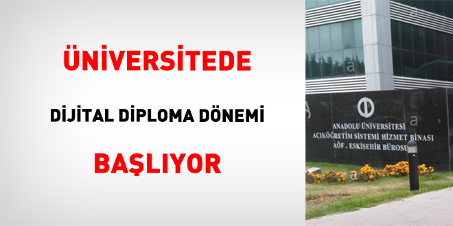 niversitede dijital diploma dnemi balyor