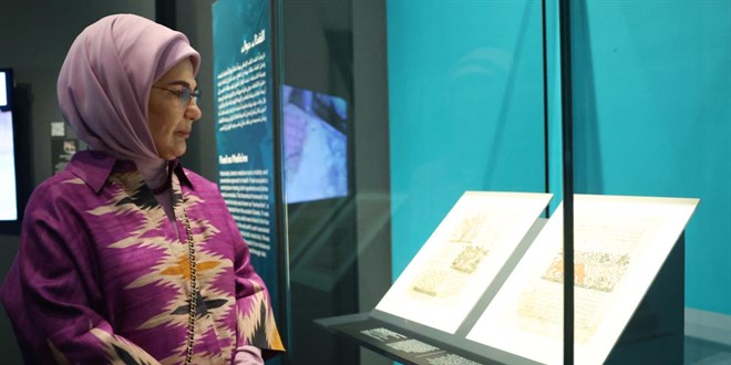 Emine Erdoan, slam Eserleri Mzesi'ni ziyaret etti