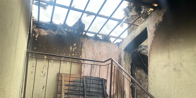 Yangn kan at katndaki dairede kadn cesedi bulundu