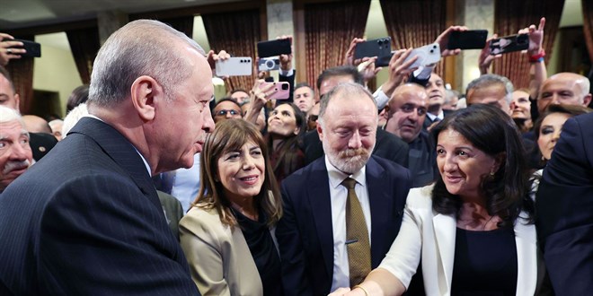 Erdoan nc defa DEM Parti heyeti ile grecek