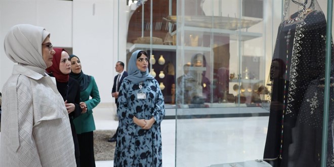 Emine Erdoan, Umman'daki Ulusal Mze'yi ziyaret etti