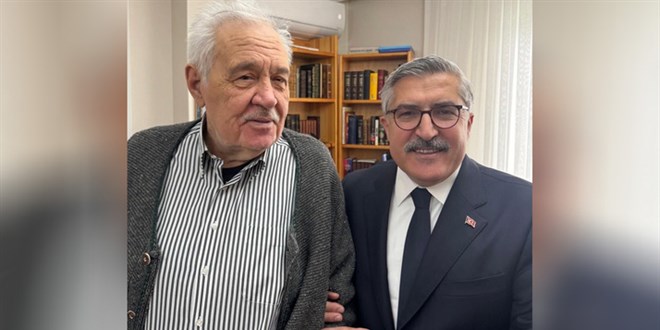 Hüseyin Yayman, Prof. Dr. İlber Ortaylı'yı ziyaret etti - Son Dakika Haber