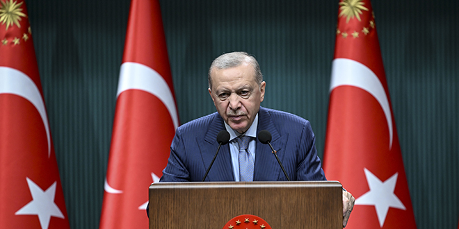 Erdoan'dan Sndrg'daki depreme dair aklama