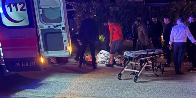 zmir'de otomobille motosiklet arpt: 1 l, 1 yaral